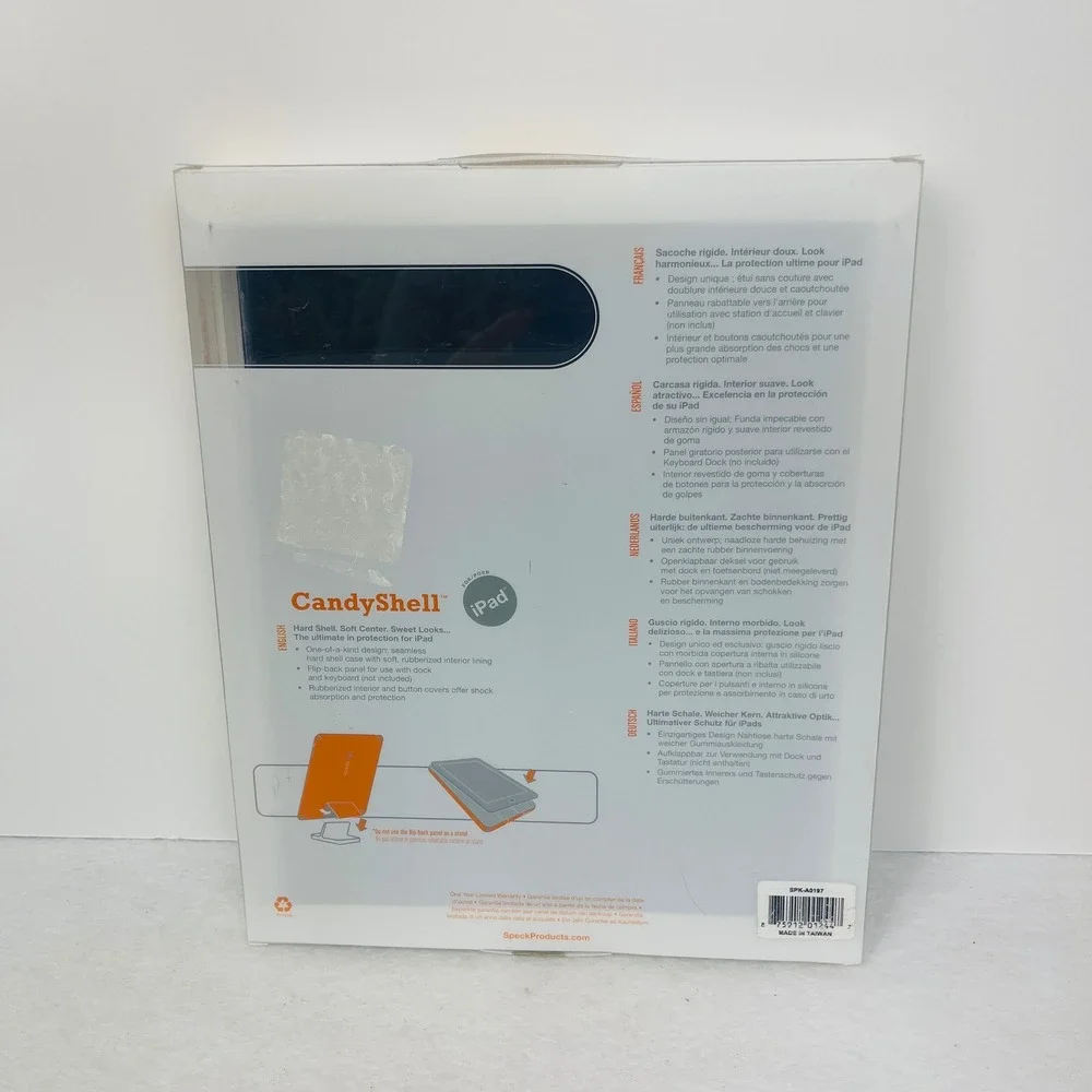 Speck CandyShell iPad Case Blue Hard Shell Soft Center SPK-A0197 New